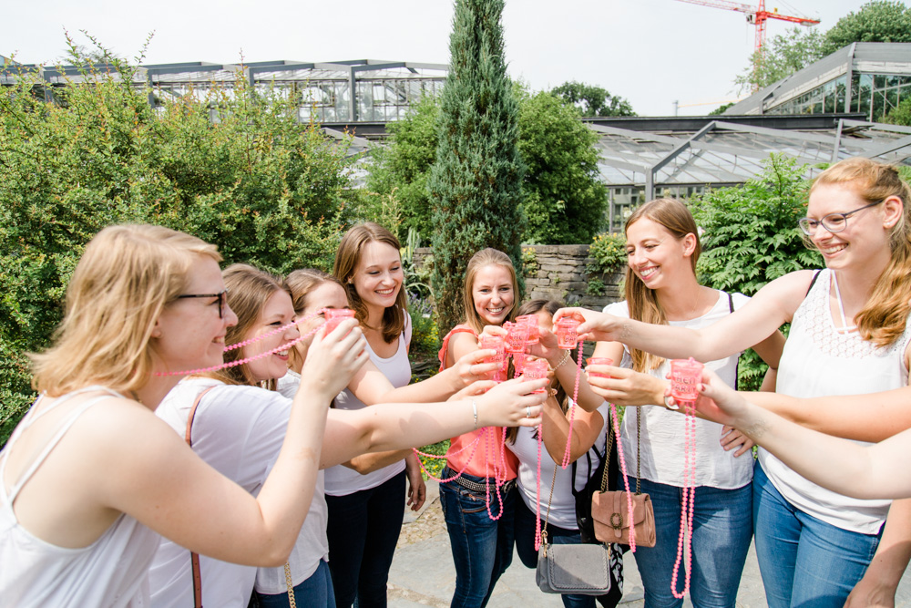 Toller Junggesellinnenabschied im sommerlichen Planten un Blomen